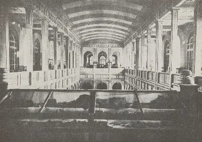 Galerías de la sala central, Museo Nacional de Historia Natural, Santiago, Chile. — aprox. 1934 | Chile de Ayer