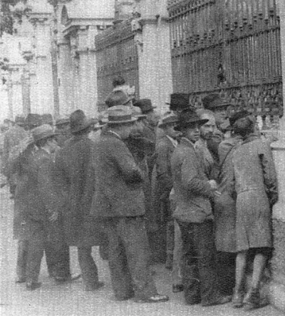 Golpe de Estado del 4 de junio de 1932: apoyo a Montero en Embajada Argentina — aprox. 1932 | Chile de Ayer