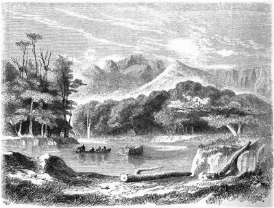 Fondo del río Gennes — aprox. 1861 | Chile de Ayer