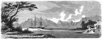 Estuario del río Gennes — aprox. 1861 | Chile de Ayer