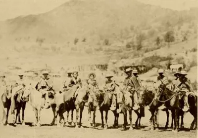 Cabalgata en La Trinidad — aprox. 1880 | Chile de Ayer