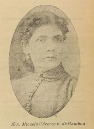 Micaela Cáceres viuda de Gamboa — aprox. 1934 | Chile de Ayer
