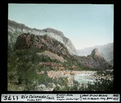 Diapositiva coloreada, Chile, 1897 — aprox. 1897 | Chile de Ayer