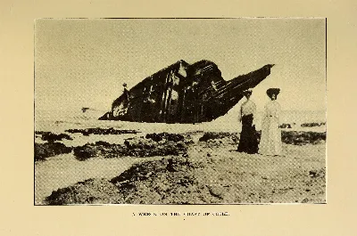 Naufragio en la costa de Chile, 1912 — aprox. 1912 | Chile de Ayer