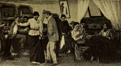 Bailando la cueca, 1912 — aprox. 1912 | Chile de Ayer