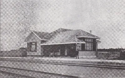 Estación de Alerce, circa 1929 — aprox. 1929 | Chile de Ayer