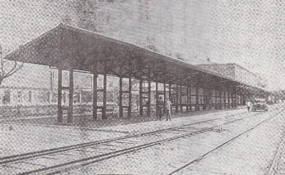 Estación de Valdivia, circa 1929 — aprox. 1929 | Chile de Ayer
