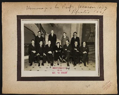 Homenaje a los Profesores Weasson y Pfister año 1929 — aprox. 1929 | Chile de Ayer