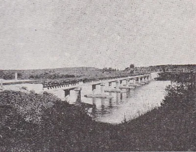 Puente Biobío en Coigüe, circa 1929 — aprox. 1929 | Chile de Ayer