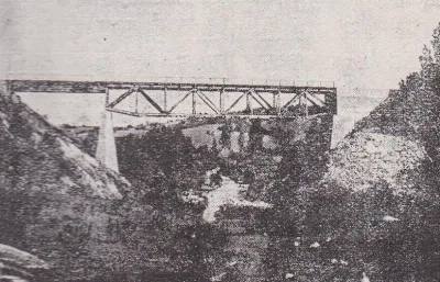 Puente Huarilehue, circa 1929 — aprox. 1929 | Chile de Ayer