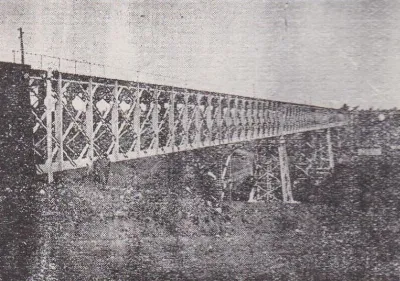Puente Quillén, circa 1929 — aprox. 1929 | Chile de Ayer