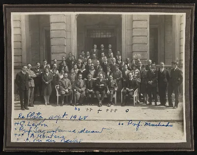 Retrato Grupal Congreso La Plata — aprox. 1928 | Chile de Ayer