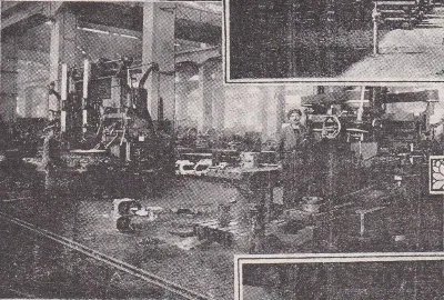 Talleres de tornos, Maestranza de San Bernardo, circa 1929 — aprox. 1929 | Chile de Ayer