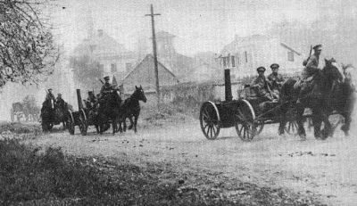 Golpe de Estado del 4 de junio de 1932: infantería avanza de San Bernardo a Santiago — aprox. 1932 | Chile de Ayer