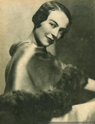 Loreto Morandé Campino, retrato por Jorge Opazo Galindo — aprox. 1934 | Chile de Ayer