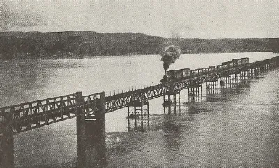 Puente Biobío, Concepción. — aprox. 1933 | Chile de Ayer