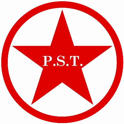 Emblema del Partido Socialista de Trabajadores de Chile, 1940-1944 — aprox. 1940 | Chile de Ayer