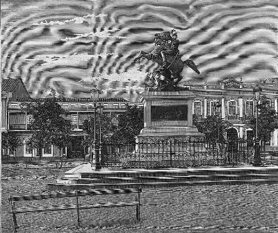 Estatua de Bernardo O´Higgins en la Alameda de Santiago de Chile (1879) — aprox. 1879–1930 | Chile de Ayer