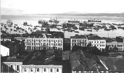 Bahía de Valparaíso — aprox. 1890–1930 | Chile de Ayer