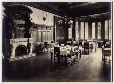 Comedor Club Valparaíso — aprox. 1890–1930 | Chile de Ayer