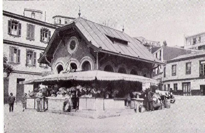 Pergola en la plazuela Ecuador, Valparaíso — aprox. 1890–1930 | Chile de Ayer