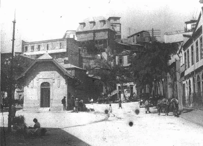 Plazuela Ecuador, Valparaíso — aprox. 1890–1930 | Chile de Ayer