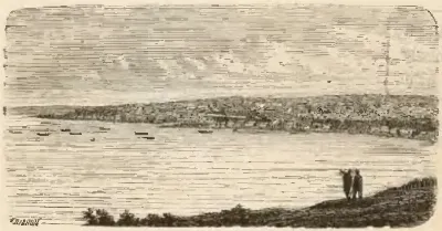 Ancud - Vista jeneral — 1872 | Chile de Ayer