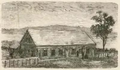 Puerto Montt - Casa de un colono — 1872 | Chile de Ayer