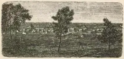 Punta Arenas - Vista jeneral — 1872 | Chile de Ayer