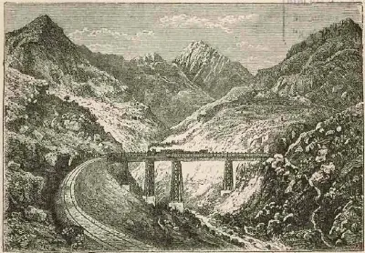 Santiago - Puente de los Maquis — 1872 | Chile de Ayer