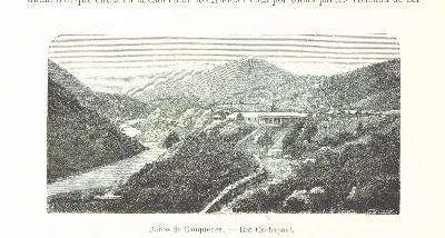 Baños de Cauquenes, Río Cachapoal — 1872 | Chile de Ayer