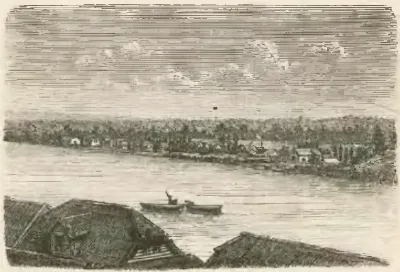 Valdivia - Principio de la Isla de la Teja — 1872 | Chile de Ayer
