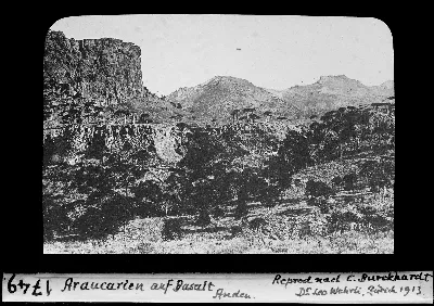 Araucanía en Basalt Anden — aprox. 1913–1940 | Chile de Ayer