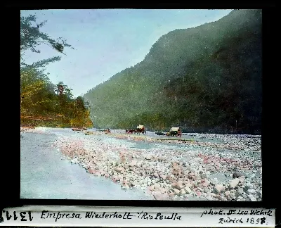 Río Peuilla, Empresa Wiederholt — aprox. 1898–1940 | Chile de Ayer