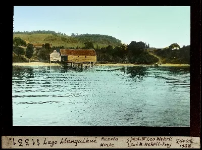 Lago Llanquihue, Puerto Minte — aprox. 1938–1940 | Chile de Ayer