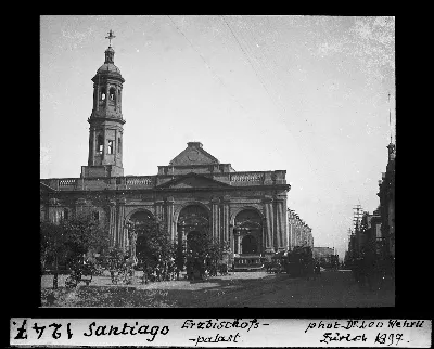Palacio Arzobispal de Santiago — aprox. 1897–1940 | Chile de Ayer