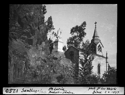 Iglesia Santa Lucía, Santiago — aprox. 1897–1940 | Chile de Ayer