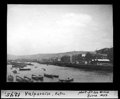 Vista del puerto — aprox. 1897–1940 | Chile de Ayer