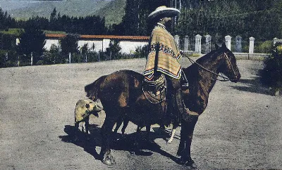 Hacendado chileno, costumbres chilenas — aprox. 1913–1930 | Chile de Ayer