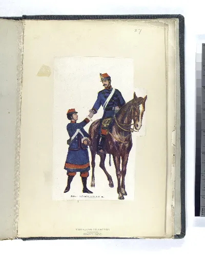 Cantinera y jinete, circa 1890 — aprox. 1910–1930 | Chile de Ayer