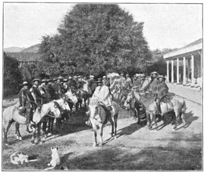 Reunión dominical de jefes de hacienda — aprox. 1890–1930 | Chile de Ayer