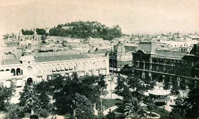 Una vista panorámica de la capital (Santiago en 1915) — aprox. 1915–1930 | Chile de Ayer