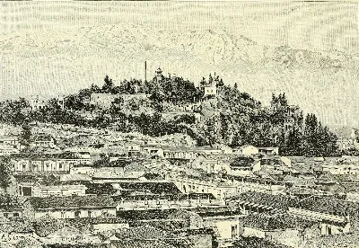 Cerro Santa Lucía, Santiago, 1894 — aprox. 1894–1930 | Chile de Ayer