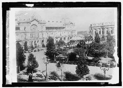 Plaza de Armas, Santiago, 1908 — aprox. 1908 | Chile de Ayer
