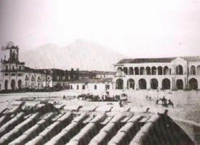 Plaza de Armas de Santiago de Chile en 1850 — aprox. 1850 | Chile de Ayer
