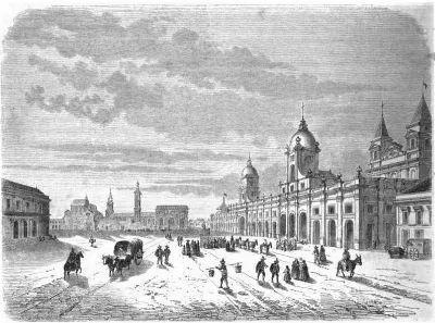 Vista de Santiago — aprox. 1860 | Chile de Ayer
