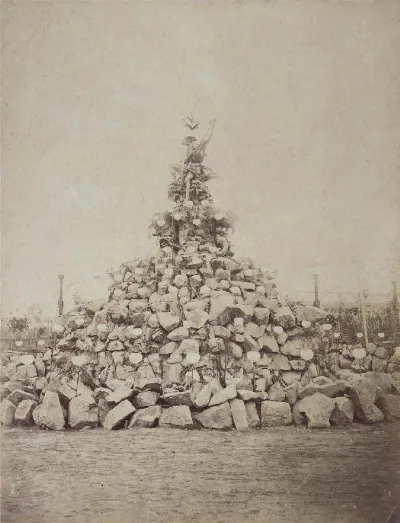 Fuente de Neptuno llevada a Chile, 1872 — aprox. 1872 | Chile de Ayer