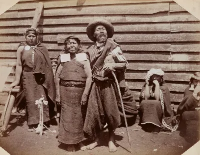 Mapuches en Chile, ca. 1890-1900 — aprox. 1890 | Chile de Ayer
