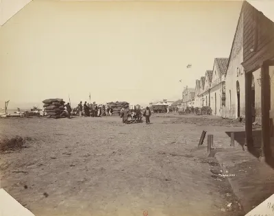 Los muelles de Talcahuano — aprox. 1890 | Chile de Ayer