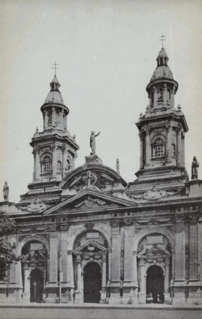 Catedral de Santiago de Chile en 1915 — aprox. 1915 | Chile de Ayer